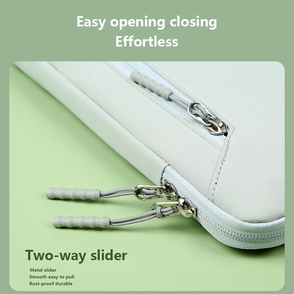 Solid Color Retro Style Busines Laptop Bag For MacBook Air Pro 13 15 13.3 14 15.6 Inch Notebook Simple Fashion Computer Case 250624