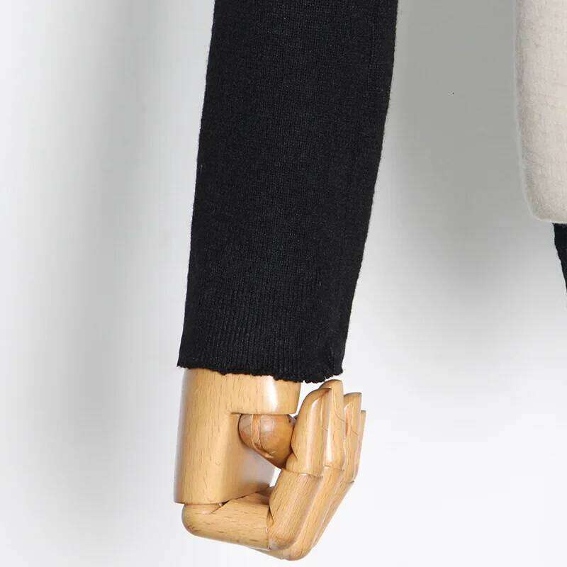 Female Solid Slim Short Sweater Trend Pullover Tops Women Irregular knitwear Autumn/Winter 2022 New Off shoulder