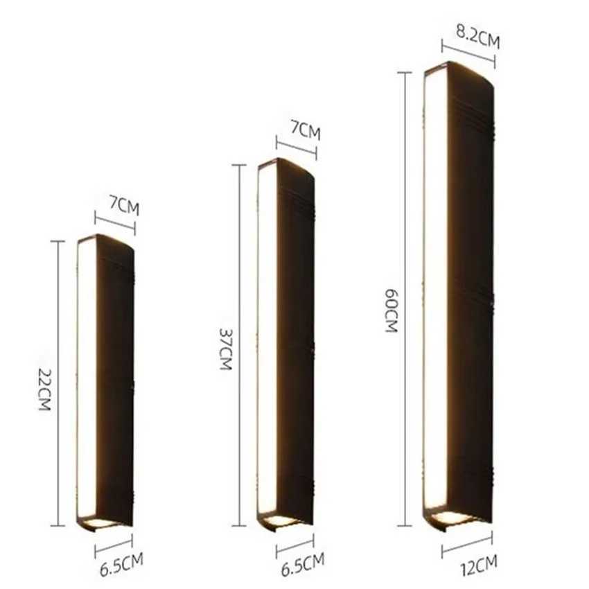 LED Waterproof Wall Lamps Indoor and Outdoor Light Courtyard Porch Living Room Corridor Bedroom Wall Sconce XJ250624