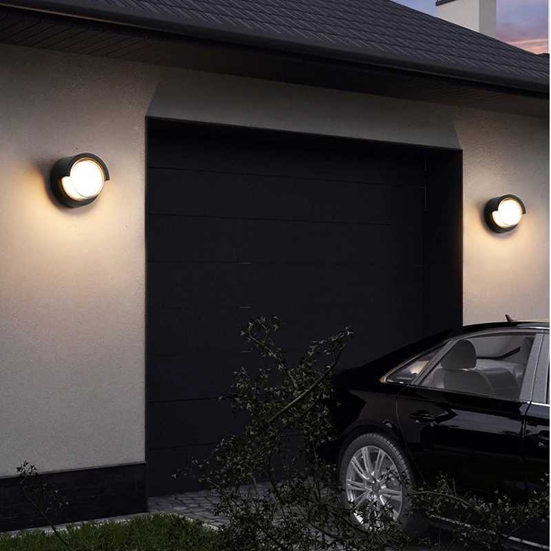 Aluminum LED Wall Light Motion Sensor Waterproof IP65 Porch Light Modern Wall Lamp Courtyard Garden Outdoor Light XJ250624