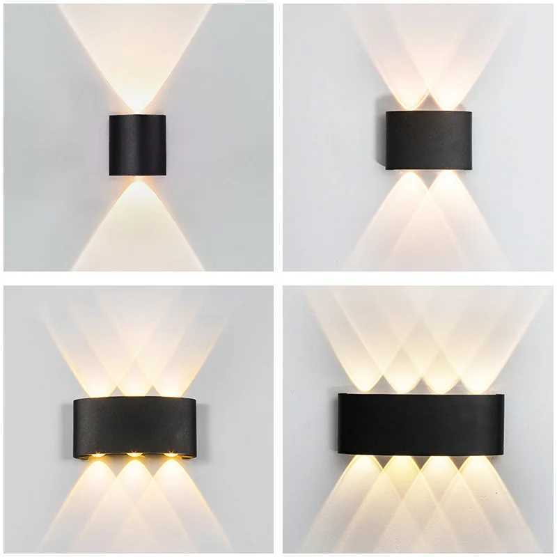 Modern style LED light source outdoor waterproof IP65 aluminum garden lighting indoor bedroom living room staircase wall lamp XJ250624