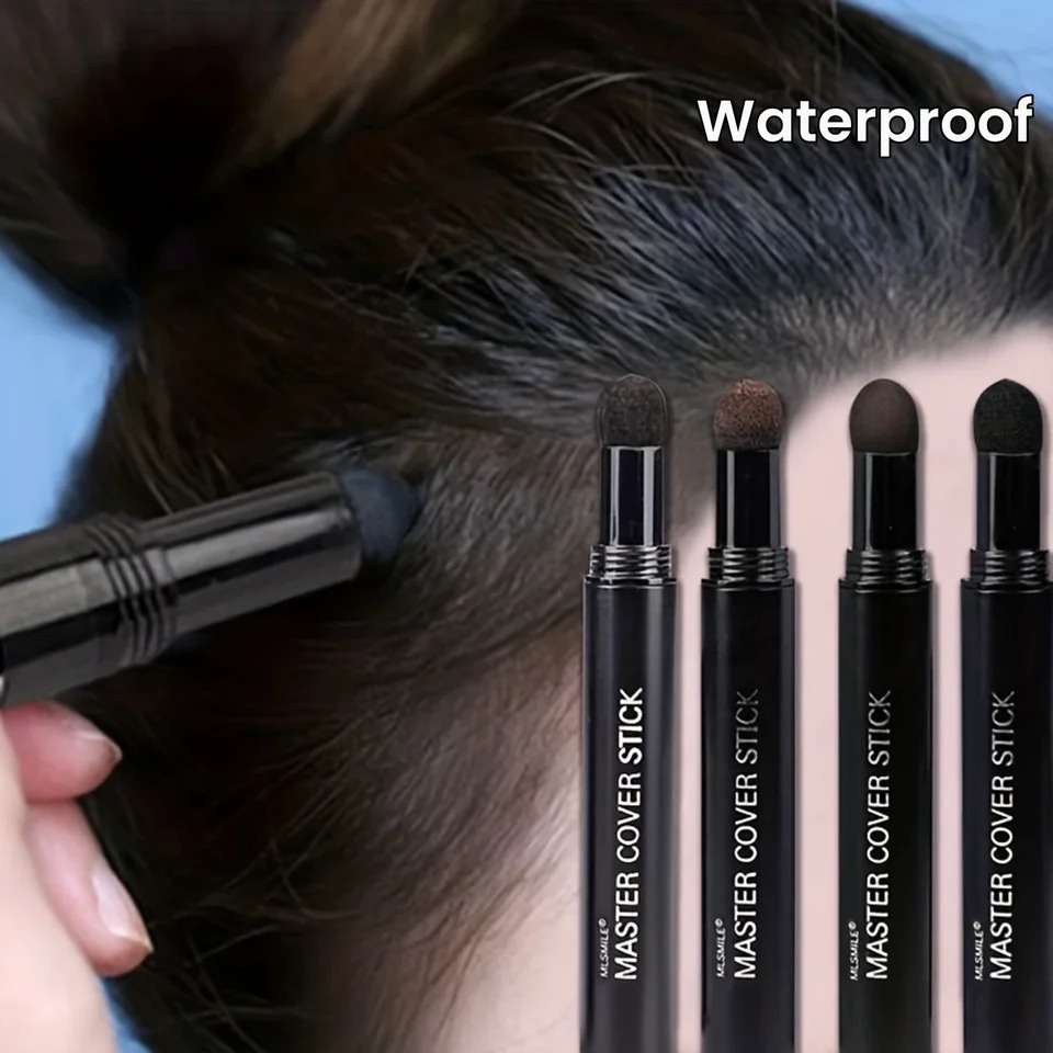Waterproof Hairline Powder Concealer Stick - For Instantly Concealing Roots and Shadows for a Natural Look Repair Fill In Hair 250625