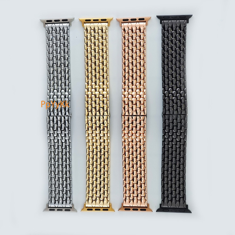 Luxury Premium Fashionable Dragon - Patterned Metal Watch Band for Apple Watch Series 1-9