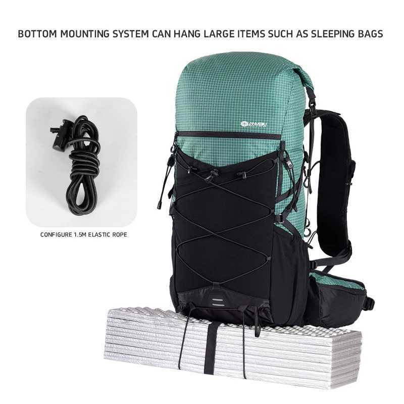 ANMEILU Climbing Backpack Outdoor Ultralight Packs Bags Lightweight Durable Travel Camping Hiking 40L W250625