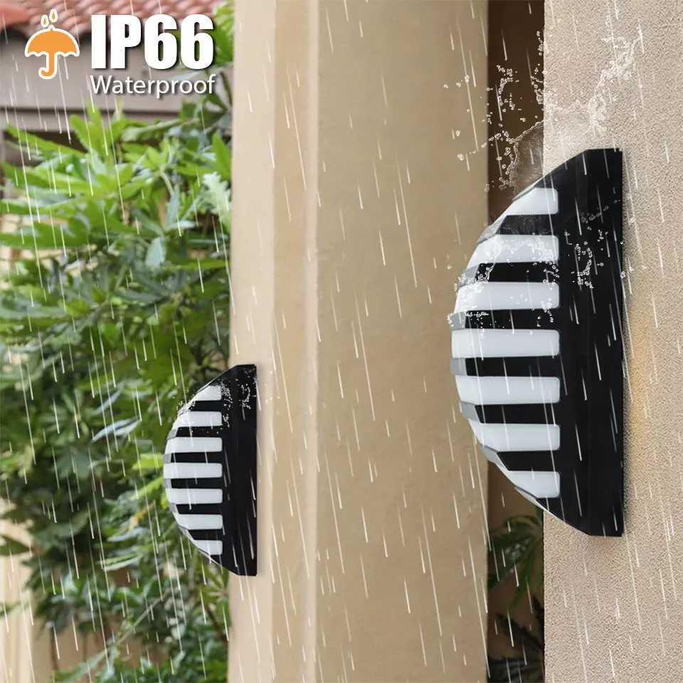 LED Wall Light Lamp AC85-265V Outdoor Lighting Waterproof IP66 Modern Indoor Home Balcony Porch Garden Decoration Wall LED Light XJ250624