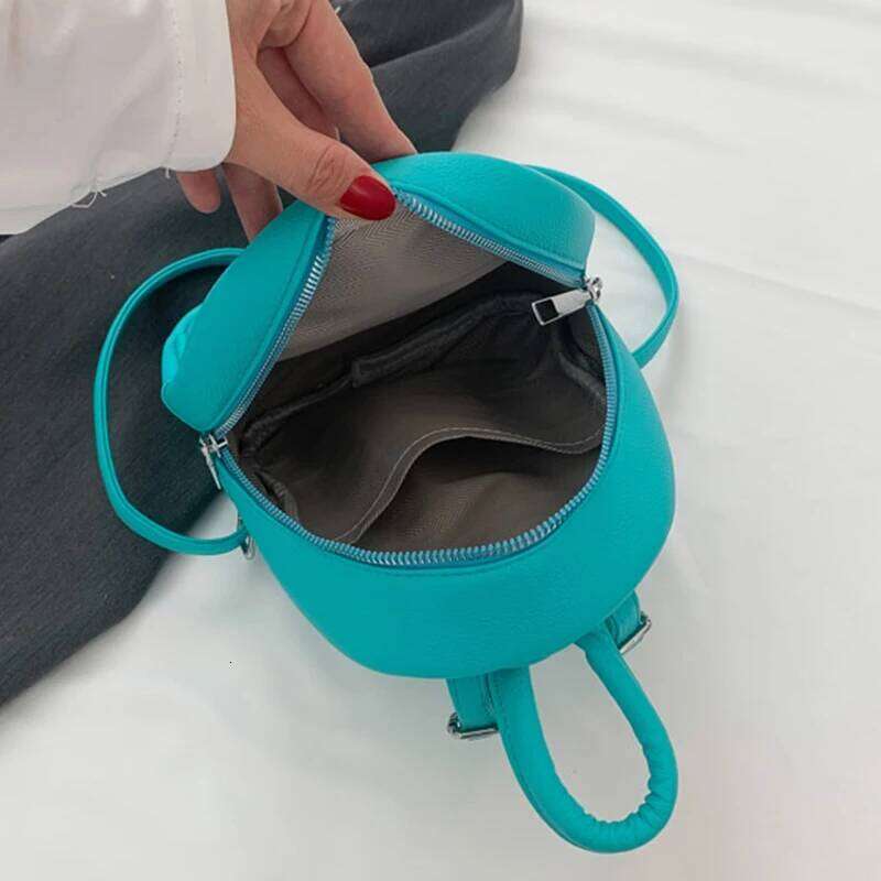 Brand Designer Women Mini Soft Touch Multi-Function Small Backpack Female Ladies Shoulder Bag Girl Purse Black