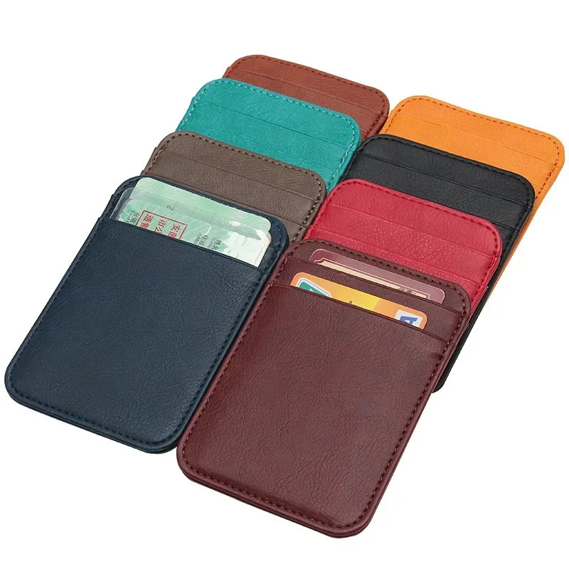 Fashion Double Sided Ultra-thin Card Holder Bank Credit ID Cards Pouch Case Wallet Organizer Thin Business Bank Card Package 250624
