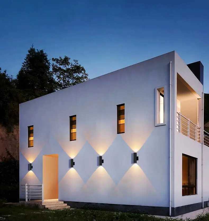 6W 10W 24W 36W 60W Outdoor Waterproof IP65 Modern LED Wall Lamp Living Room Bedroom Corridor Porch Street Path Sconce Lighting XJ250624