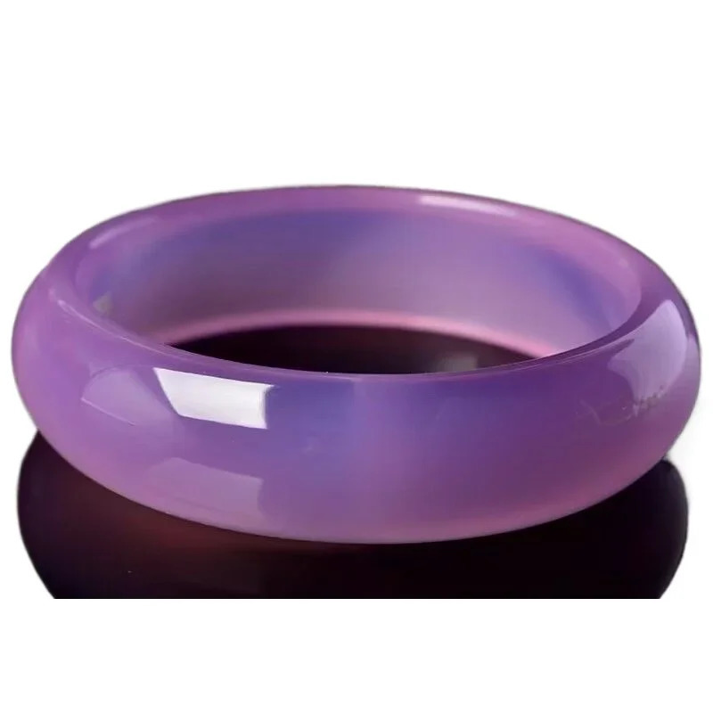 Agate Chalcedony Bracelet Ice Violet Jade Womens Purple Fashion 250624