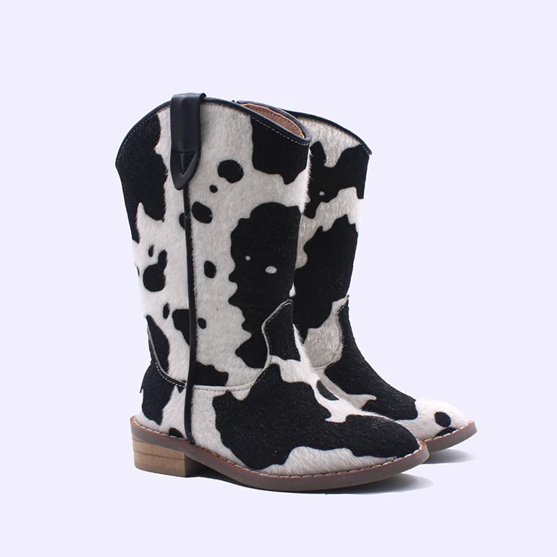 Spring Winter Fashion Western Cowboy High Cylinder Boy Girls Children Baby Kids Boots 250624