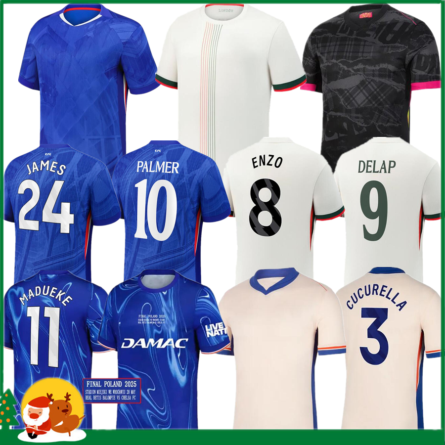 25 26 ENZO NETO DELAP PALMER soccer jersey LAVIA Fernandez JAMES football shirt men kids sets 2025 2026 Garnacho JOAO PEDRO HATO Garnacho ESTEVAO shirt