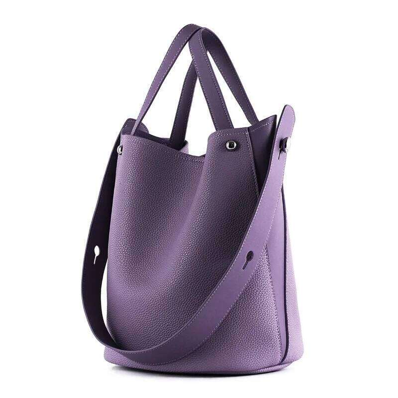 Premium Bucket Women's Single Shoulder Crossbody Omnibus Commuter Underarm Tote Bag High Appearance Level Large Capacity