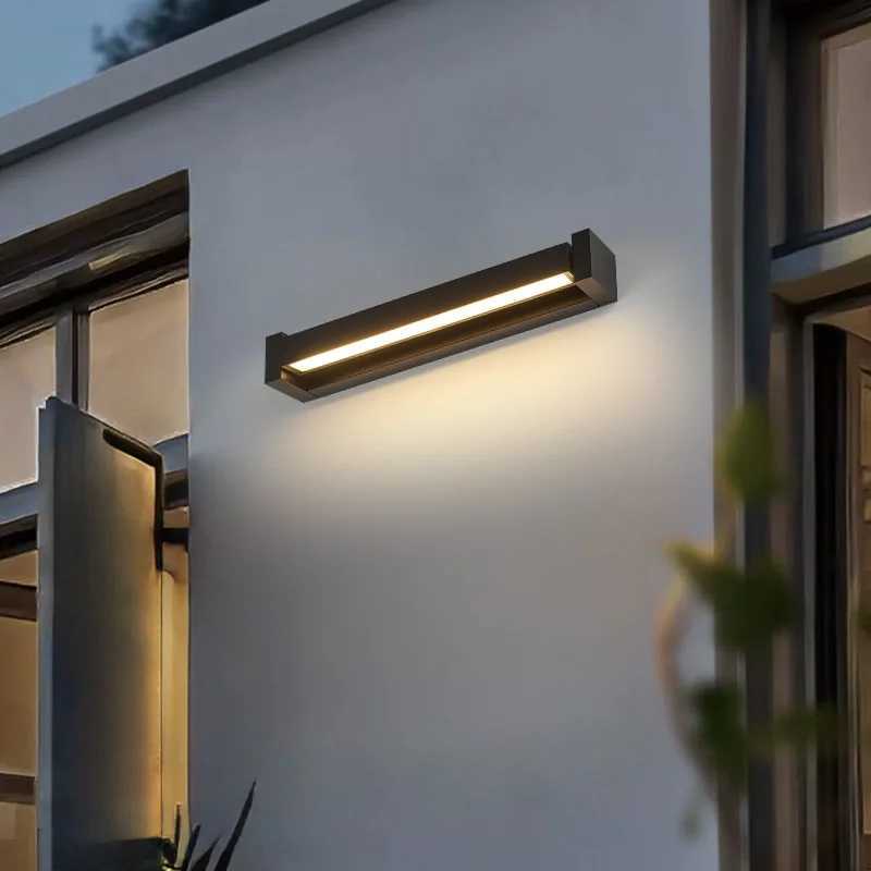 2025 new model.Outdoor waterproof wall lamp.Can rotate.Aluminium and glass materials.18W minimalist landscape lightXJ250624