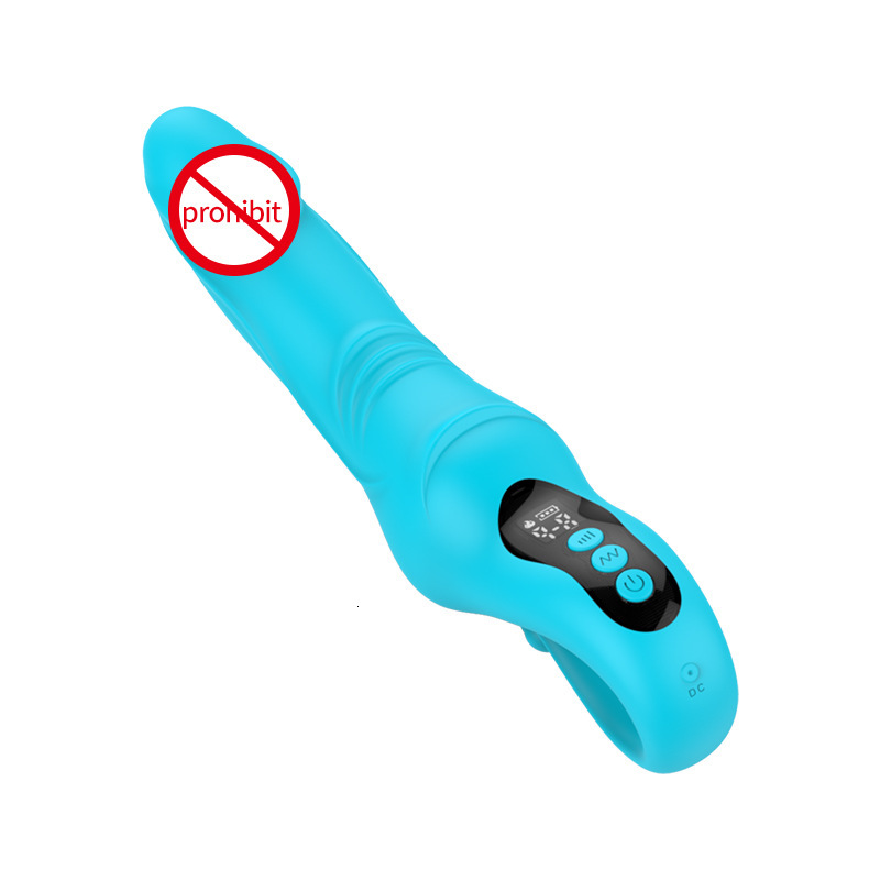 Adult Sex Toys with Display Screen Thrusting Vibrating Wand Female Masturbator Heating Vibrator
