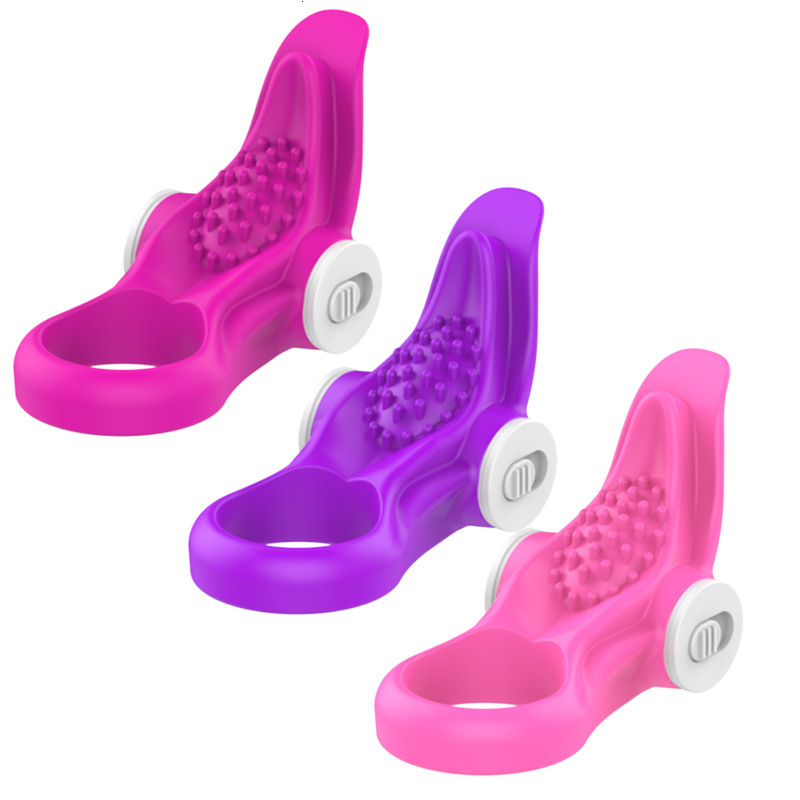 Adult Sex Toys Rabbit Vibrator Tongue Licking Vibrating Ring Massager