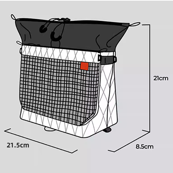 Lightweight casual small shoulder bag, portable hiking and outdoor bag, waterproof and tear resistant single shoulder bag, mountain style crossbody ba