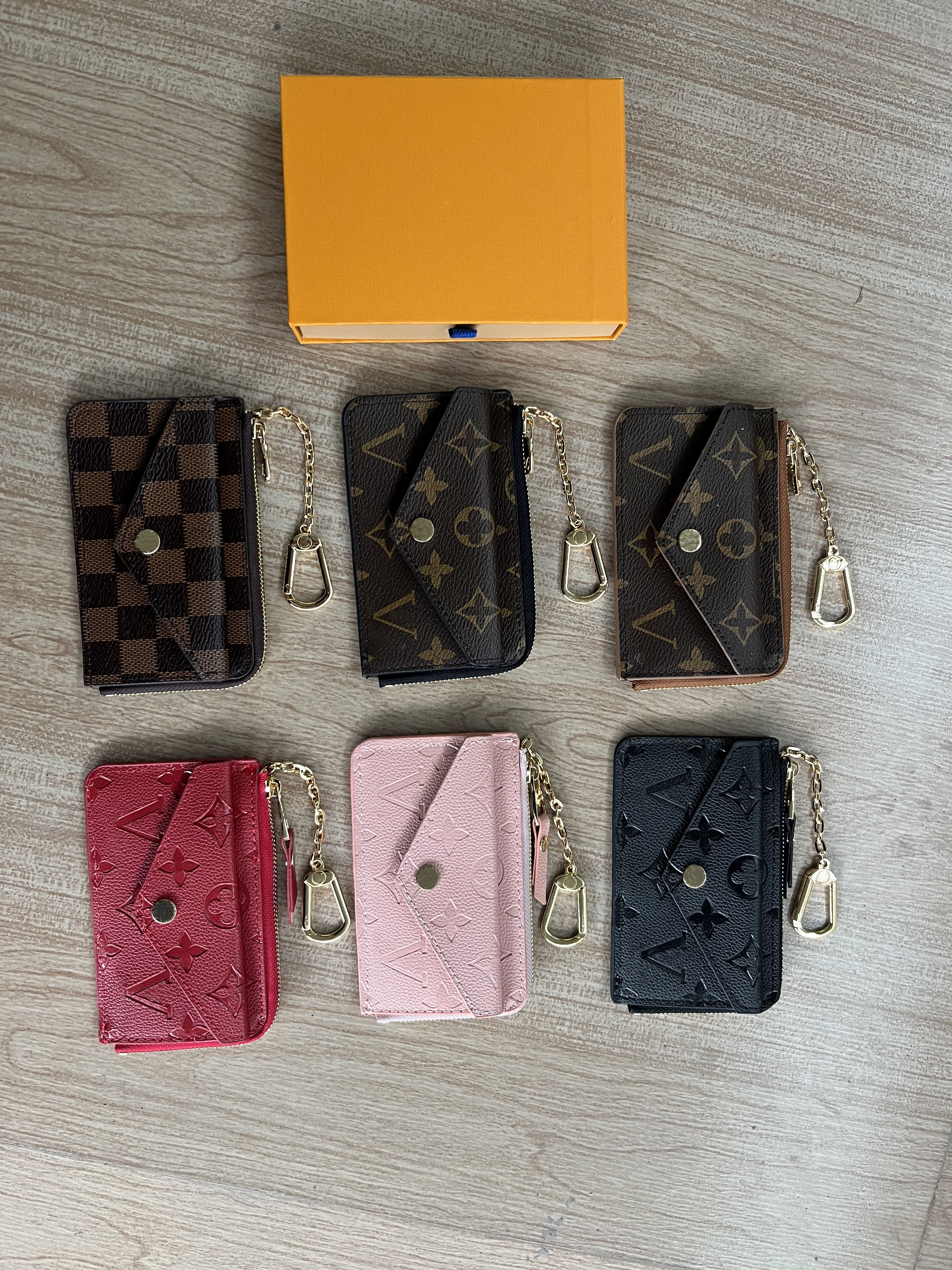 Designer Wallet Women Men Mini Zippy Organizer Bag Credit Card Holder Coin Purse Key Pouch Purses Keychain Bags Clutch Wallets with M69431