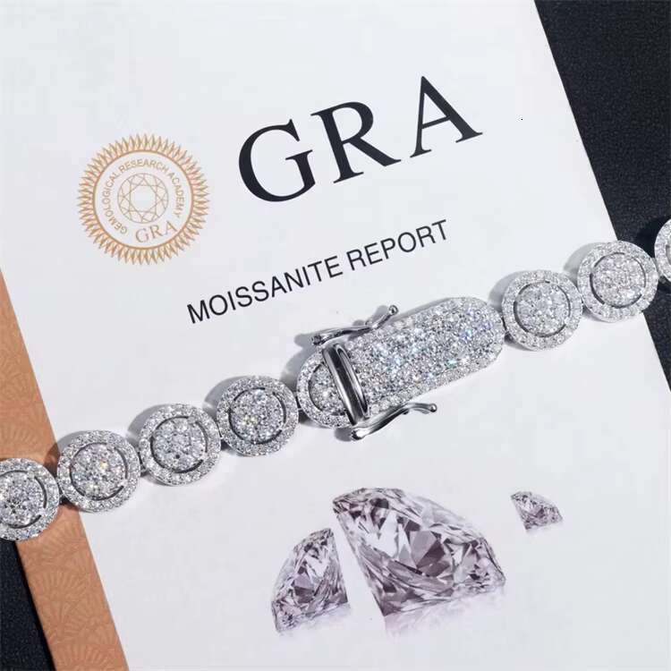 High Quality China Supply Hip Hop Cuban Chain 16mm Necklace 925 Sterling Silver Moissanite Cuban Link Chain