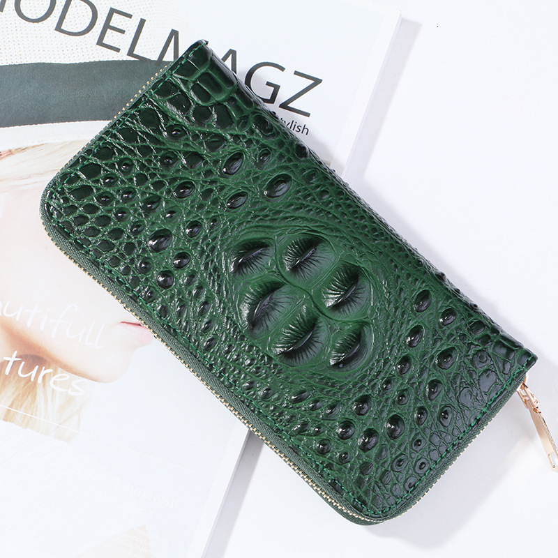 Free Shipping 2025 New Designer Bag Crocodile Pattern Unisex Clutch Bag Casual Business Wallet Large Capacity Unisex Clutch Bag Cross-border Exclusive