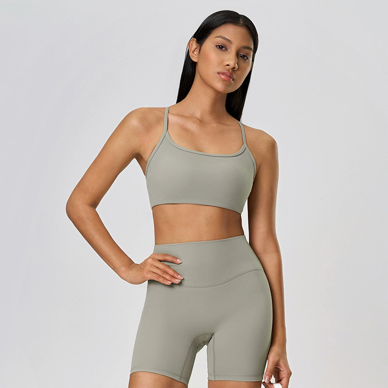 integrated yoga vest underwear running yoga shockproof top