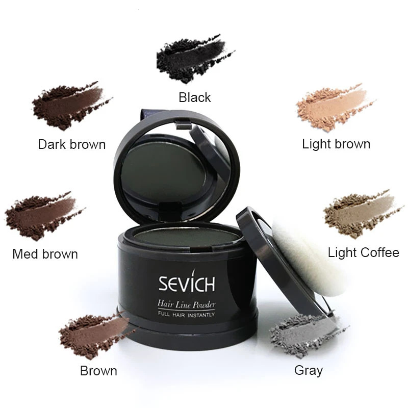 Sevich Hairline Powder 4g Hairline Shadow Powder Makeup Hair Concealer Natural Cover Unisex Hair Loss Product 250625