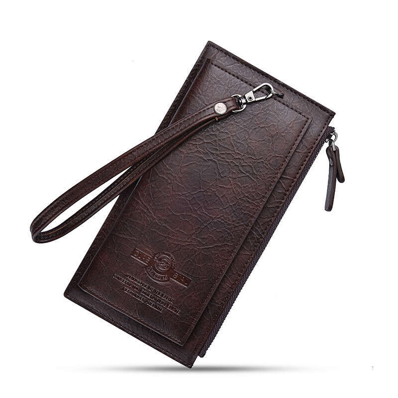 New Men's Long Wallet Style Soft Leather Handbag Clutch Hot Sale wallet designer mens wallet