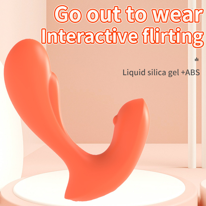 Liquid Silicone APP Remote-Controlled Vibrator Invisible Full-Body Wearable Female Device Adult Sex Toy