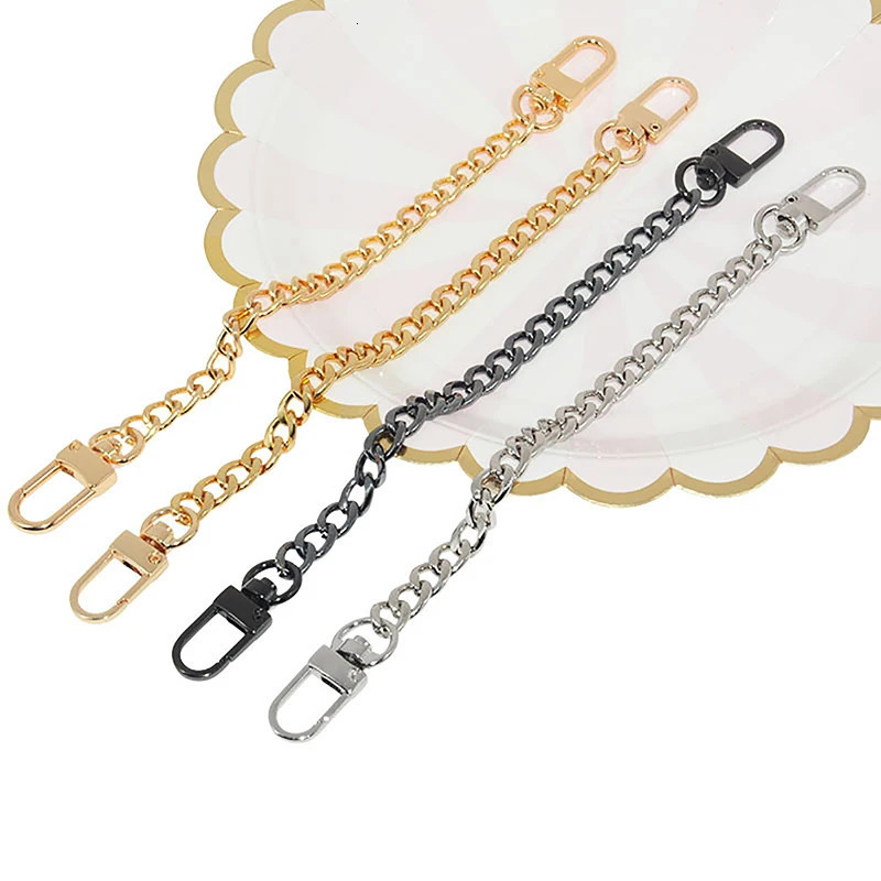 Chain Bag Strap Accessories 20cm Extension Metal Solid Color DIY Durable Gold Silver Black Belts 250624