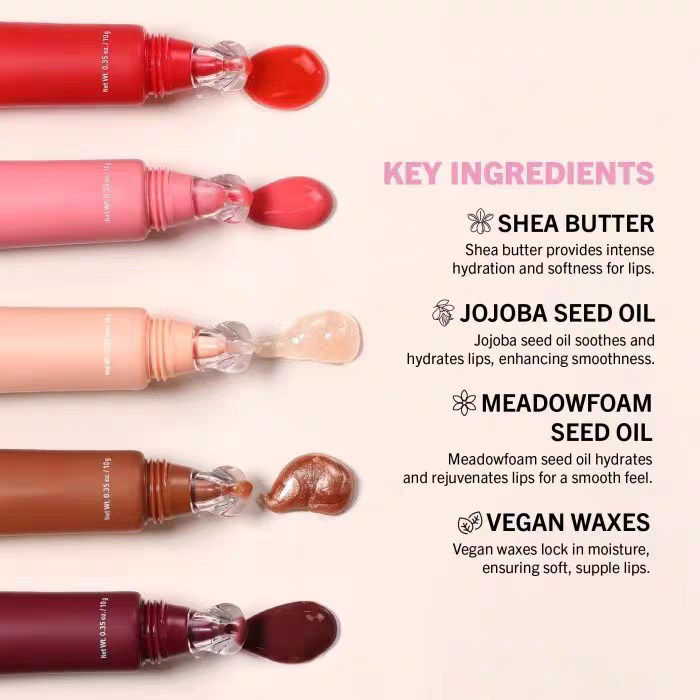 Moira Butter Bliss Lip Balm 10g Lip Gloss Makeup Liquid Lipstick BB Call Me Heartbreaker Petal Pop Lips Moisturize Shiny Glitter Lipgloss Beauty Cosme