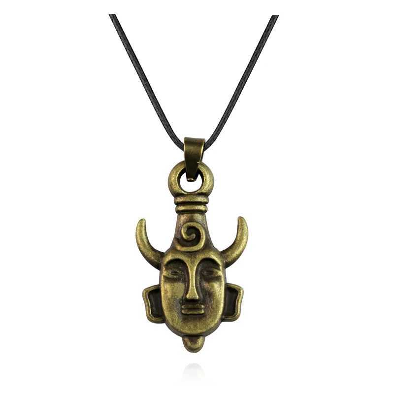 Movie Supernatural Dean Leather Rope Coppery Pendant Necklace for Women Men Winchester Jensen Jewelry Ackles Amulet Vintage M250625