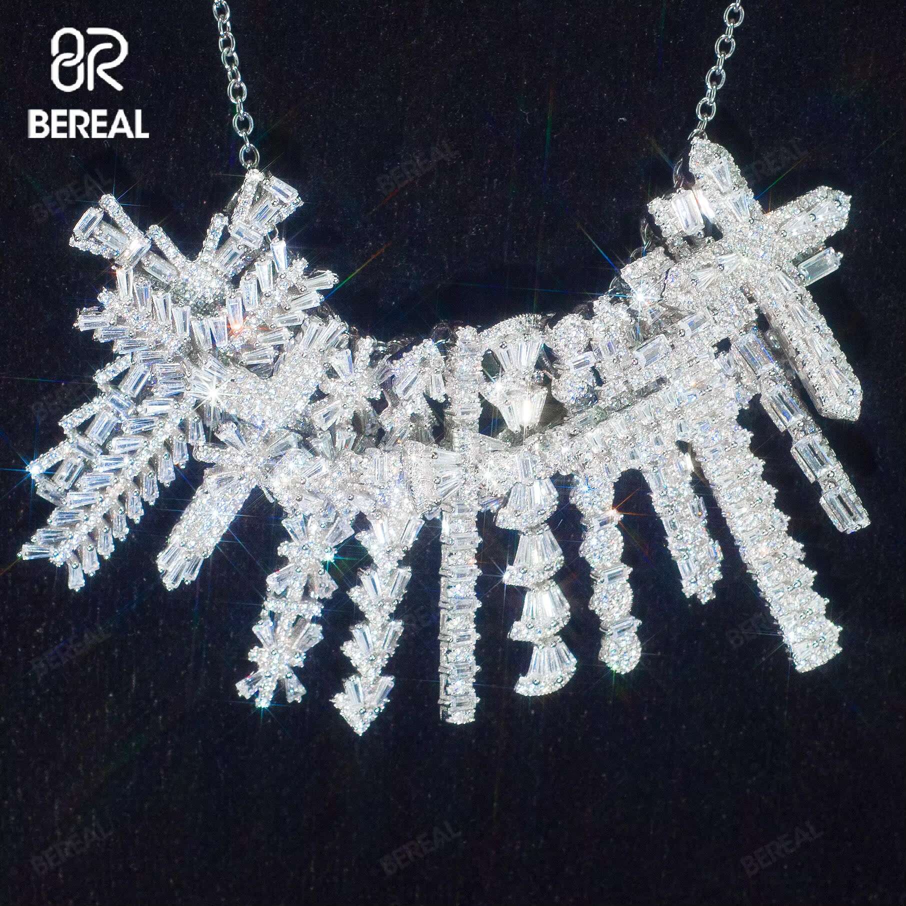 Factory Wholesale Price Custom VVS Moissanite Iced Out 925 Silver 18K Gold Plated Pendant Necklace Cross Jesus Fine Jewelry Men