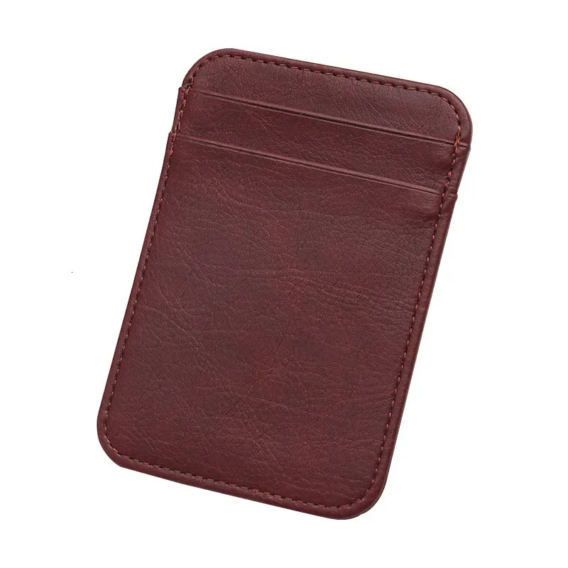 Fashion Double Sided Ultra-thin Card Holder Bank Credit ID Cards Pouch Case Wallet Organizer Thin Business Bank Card Package 250624