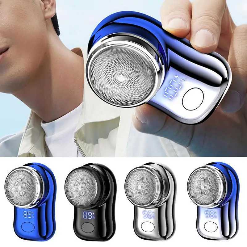 Electric Razor With LED Display Fast Charging Electric Shaver For Men Washable Portable Mini Razor For Home Business Travel W250625