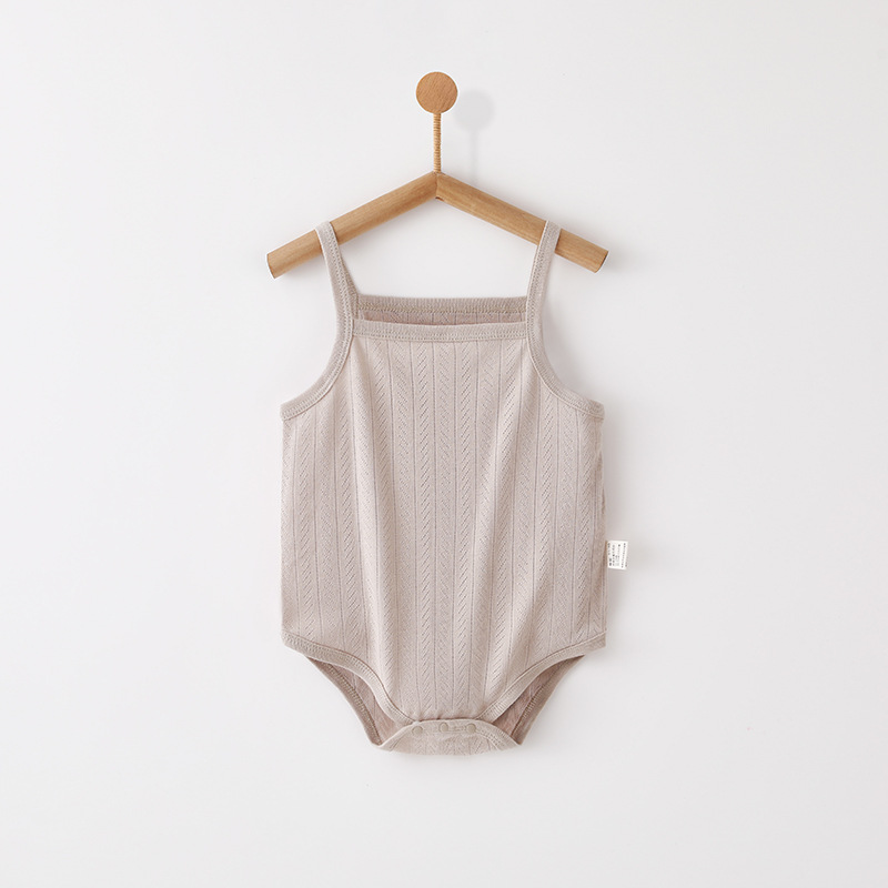 High-quality Newborn Baby Clothes Summer Short-sleeved Baby Jumpsuit Pants Organic Cotton Baby Tights