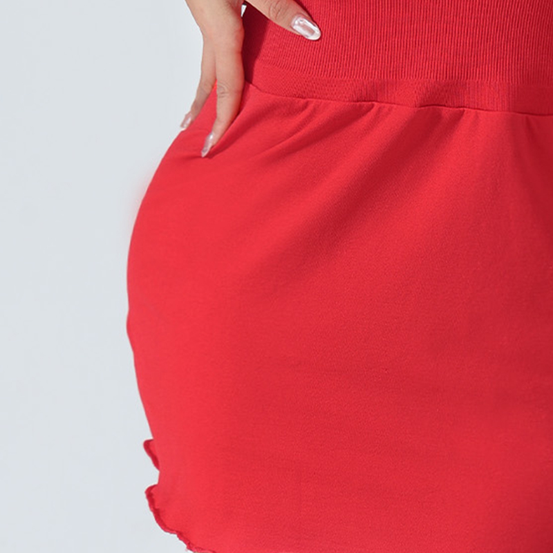 Casual Fitness Yoga Dress - Skin-Friendly & Comfortable Solid Color High-Elastic Fabric