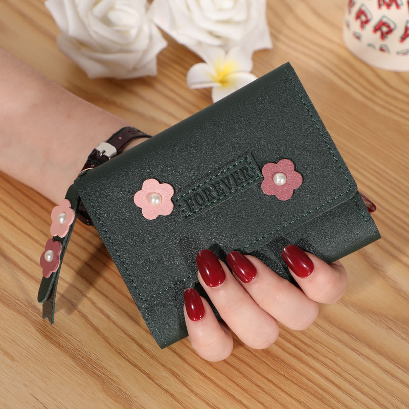 Free Shipping 2025 New Designer Bag New Small Coin Purse For Women Short Style Versatile Buckle Soft Leather Wallet Fashionable Card Holder Simple Des