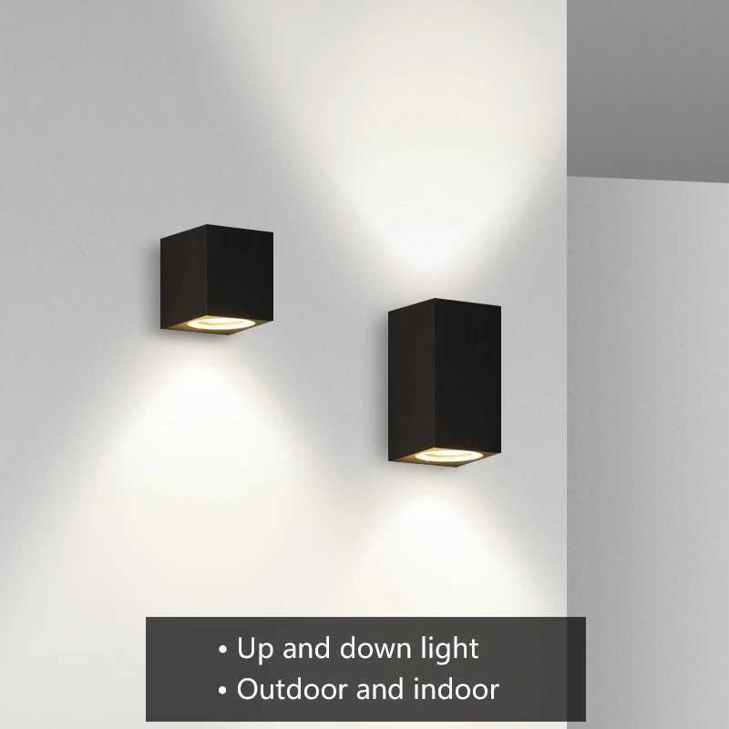 Waterproof Indoor Outdoor LED Wall Lights 3W/6W LED Aluminum Wall Lamp Garden Lights Modern Wall Lights Porch Light Wall XJ250624