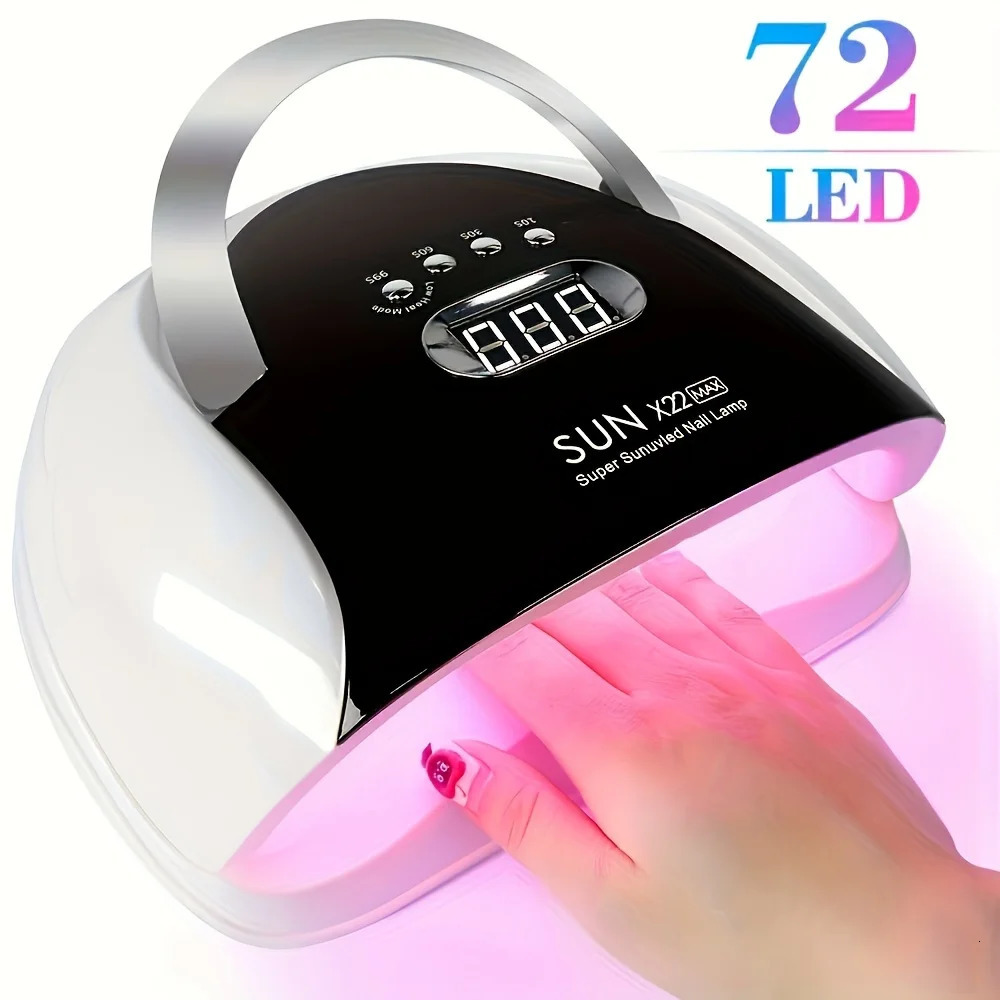 Sun X22 UV LED Lamp For Nail Manicure 72 LEDS Professional Gel Polish Drying Lamps With Timer Auto Sensor Equipment Tools 250625