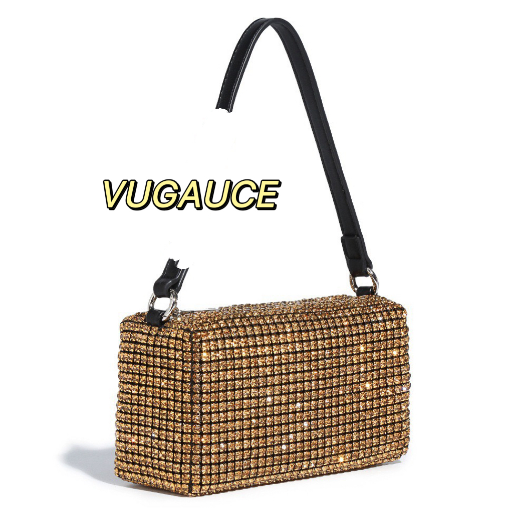 High-Quality Fashion Diamond Single Shoulder Bag WANG Diamond handbag Designer Bag 2025 Shoulder bag Luxury bags designer women bag handbag