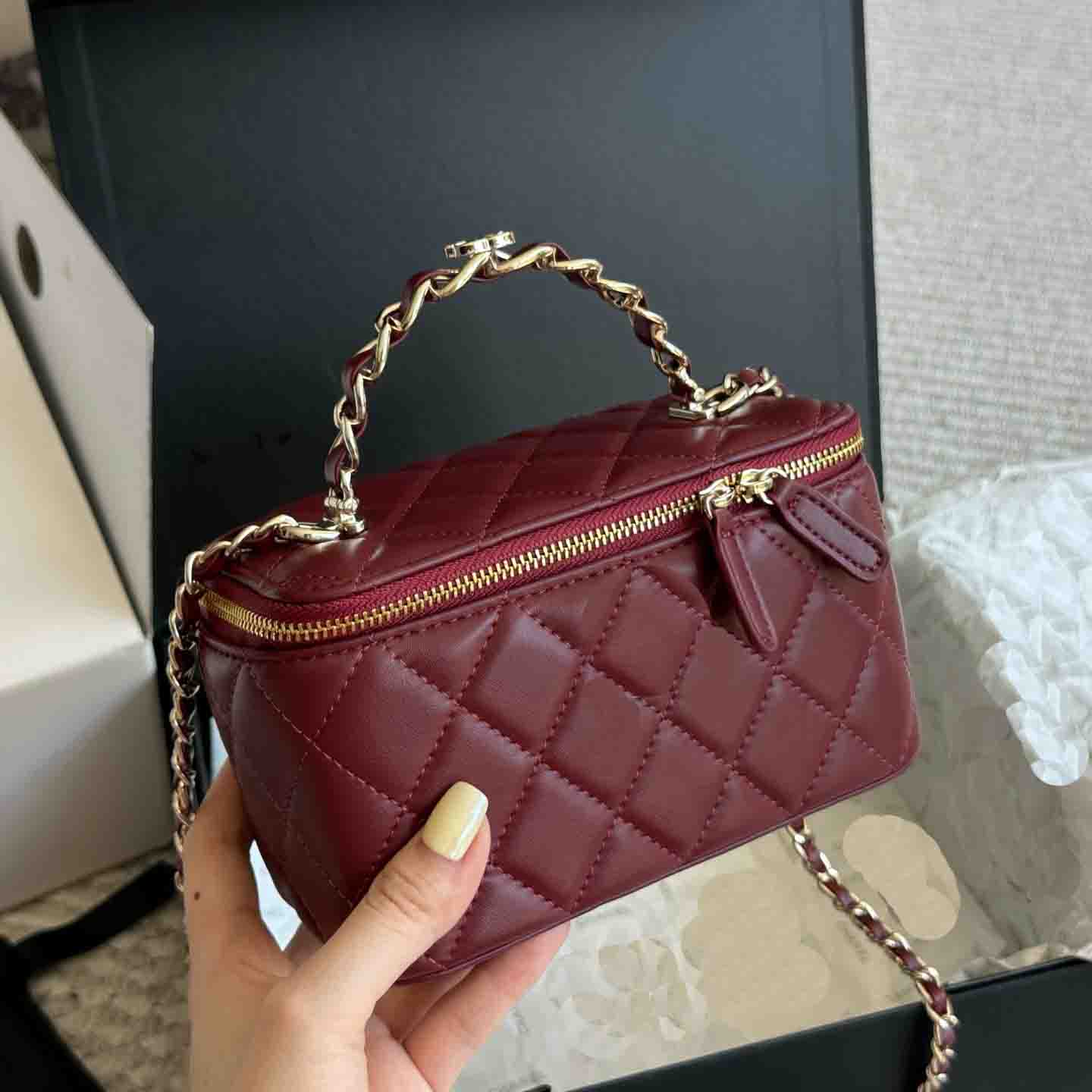 Designer Fashion Cosmetic Handbags Travel Women's Purse High Quality Organizers Toiletry Zipper Shoulder Bags