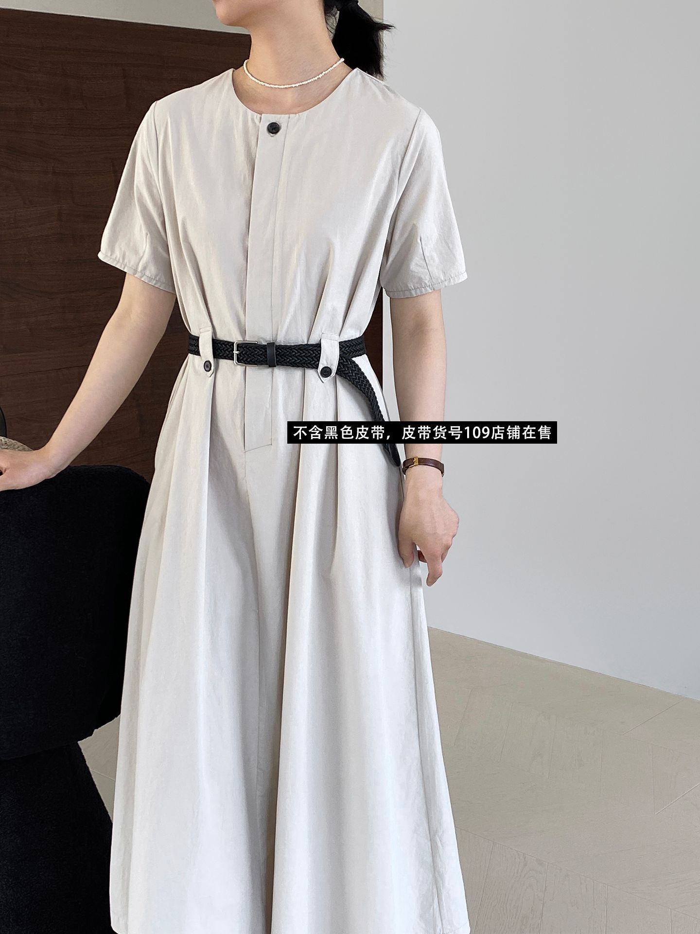 XL105 Thin casual cotton dress design