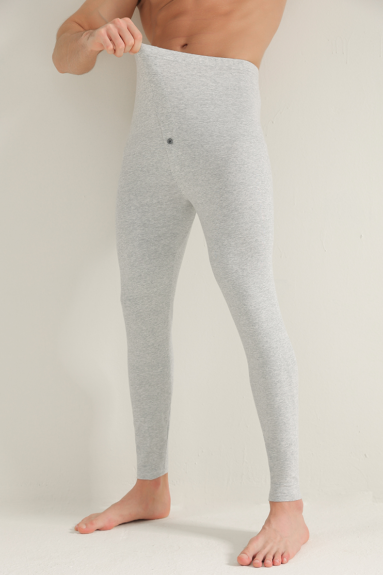 Men's cotton autumn trousers High elastic slim design Comfortable skin-friendly autumn and winter bottoms