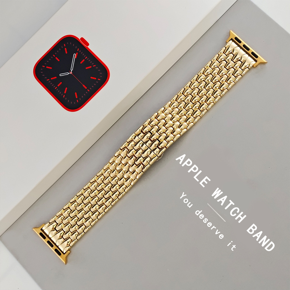 Luxury Premium Fashionable Dragon - Patterned Metal Watch Band for Apple Watch Series 1-9