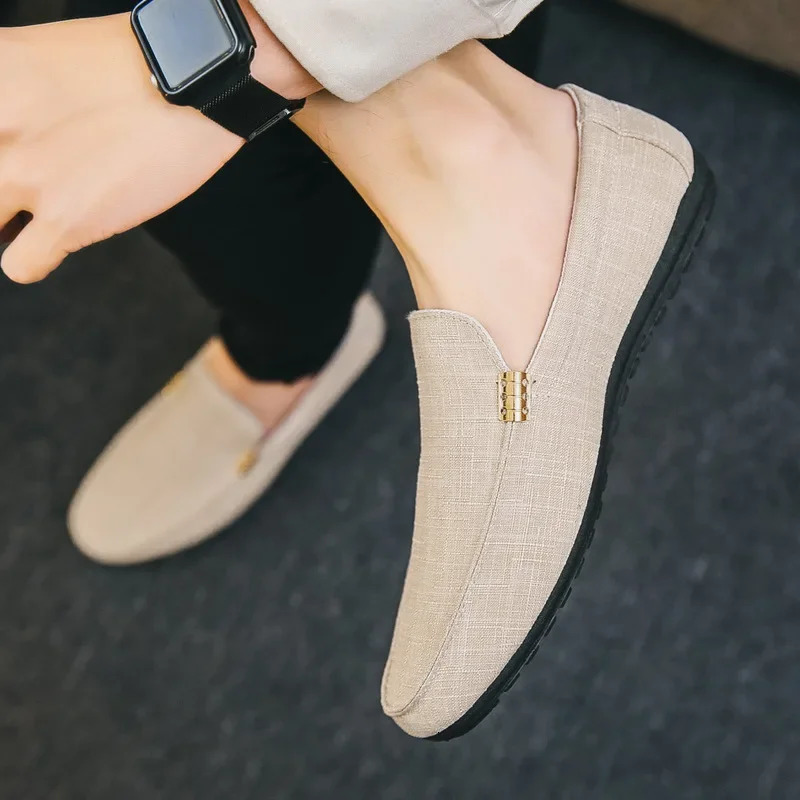 Mens Casual Shoes Soft Sole Loafers High Quality Slip on Sneakers Comfortable Men Driving Shoes Formal Party Flats Plus Size 250624