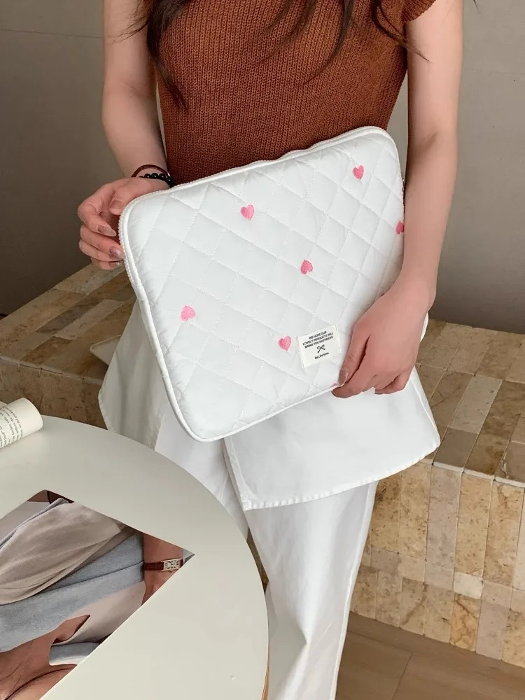 cute Laptop Sleeve Case Bag Portable Computer Cover Bag Tablet Pouch For Ipad 9.7-11 Air Pro 13 14 15 15.6 16 Inch Cover 250624