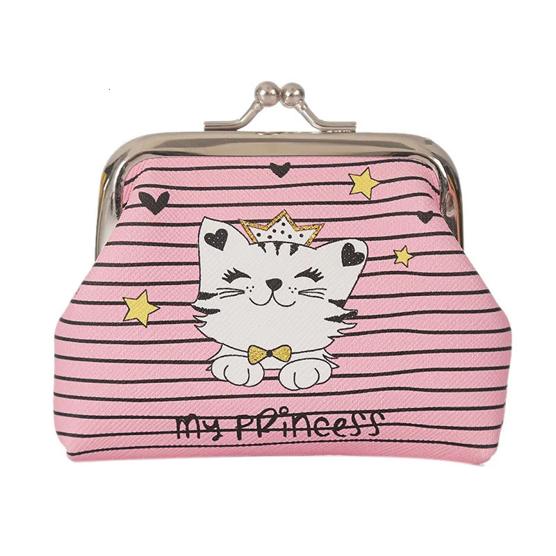 12 PCS Fashion PU Leather Coin Purse Lovely Kitty Woman Small Change Money Bags Holder Wallet Mini Pouch Souvenir 250623