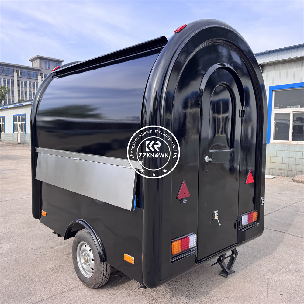 Street Concession Fast Food Truck Pizza Cart With Full Kitchen Snack Coffee Kiosk Customized Size Color Food Trailer For Sale