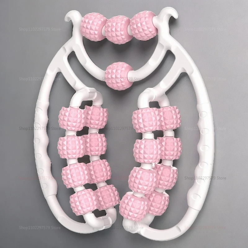 Double row ring clamping leg massager eliminates muscle kneading and relaxation roller massager household fitness equipment 250619