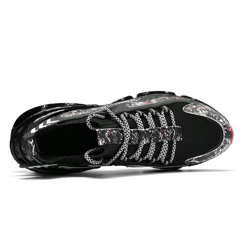 2304-New Versatile Autumn Sneakers, Multi-functional Shock-Absorbing Running Shoes, Breathable and Non-slip in Summer, Bladed Outsole High-Top Basketb