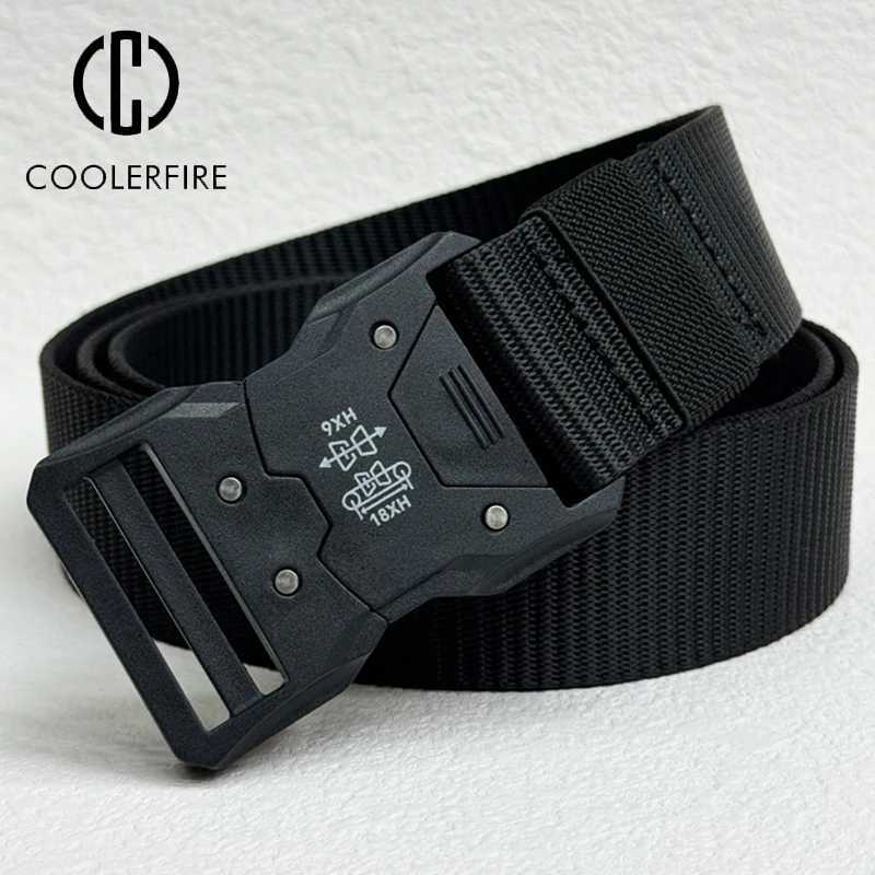 Mens Fabric Belt for Drilled Army Gun Canvas Belt Designer Male Belts Mens Trousers Belt for Jeans Waist Belts BF017 W250625